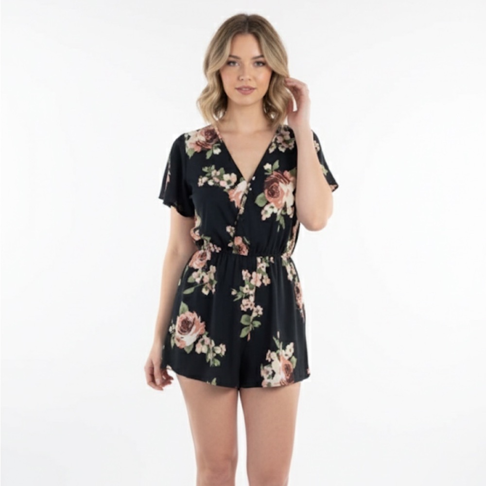 Band of Gypsies floral romper size medium